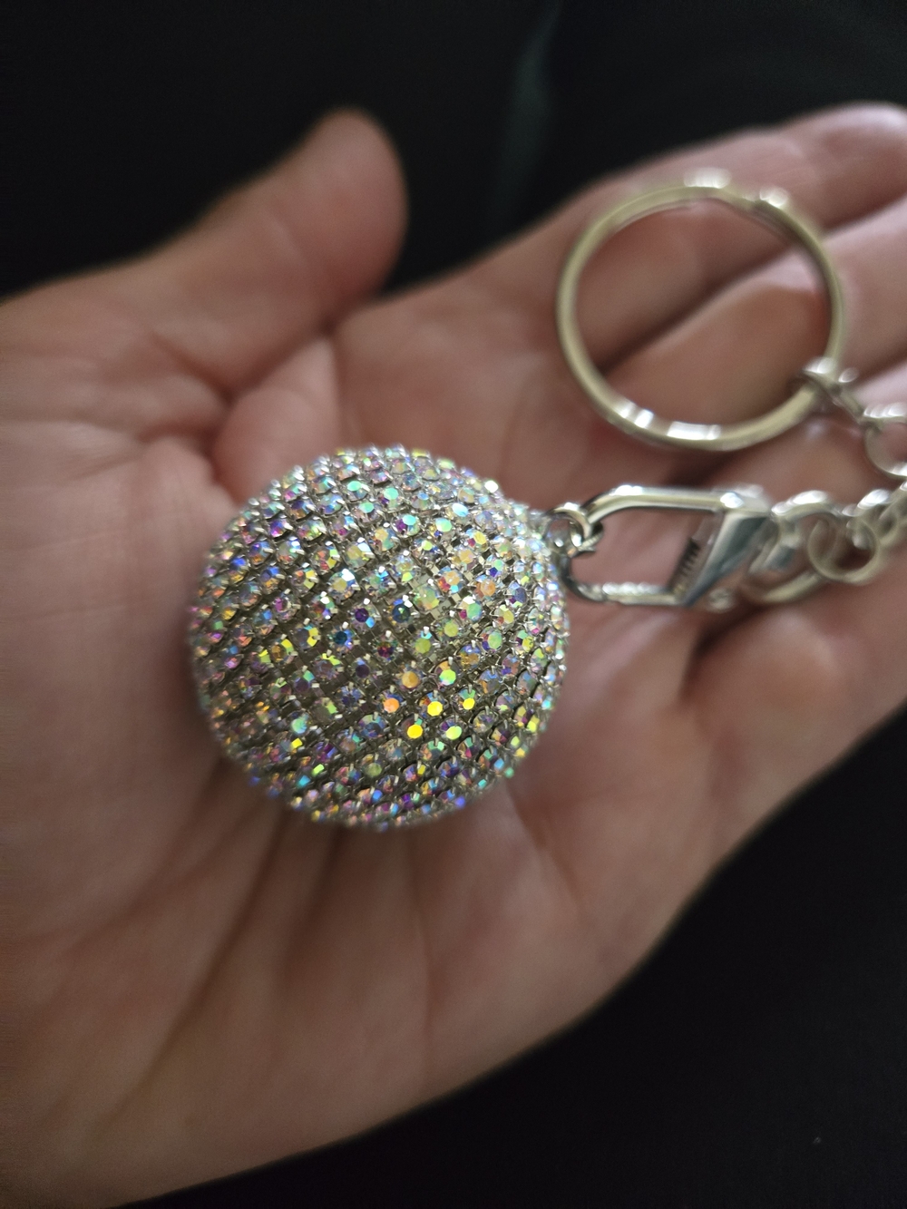 Crystal Disco Ball Keychain - Sparkle